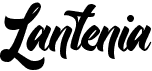 preview image of the Lantenia font
