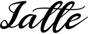 preview image of the Latte font