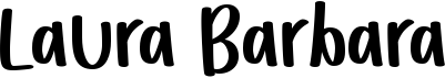 preview image of the Laura Barbara font