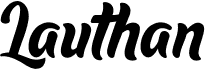 preview image of the Lauthan font