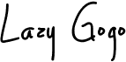 preview image of the Lazy Gogo font