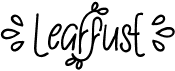preview image of the Leaffuse font