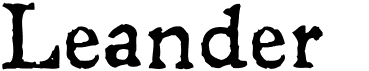preview image of the Leander font