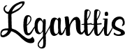 preview image of the Leganttis font