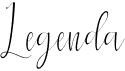 preview image of the Legenda font