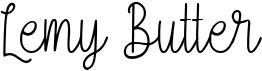 preview image of the Lemy Butter font
