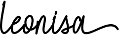 preview image of the Leonisa font