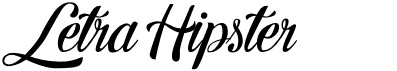 preview image of the Letra Hipster font