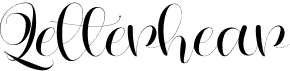 preview image of the Letterhear font