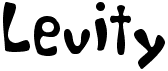 preview image of the Levity font