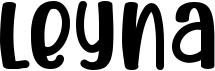 preview image of the Leyna font