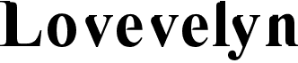 preview image of the LGF Lovevelyn font