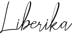 preview image of the Liberika Oblique font