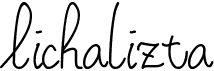 preview image of the Lichalizta font