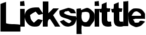 preview image of the Lickspittle font