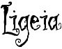 preview image of the Ligeia font