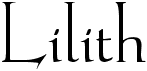 preview image of the Lilith font