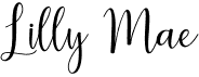 preview image of the Lilly Mae font