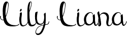 preview image of the Lily Liana font