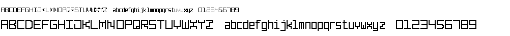 preview image of the Line Pixel-7 font