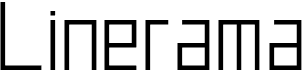 preview image of the Linerama font