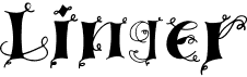 preview image of the Linger font