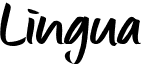 preview image of the Lingua font