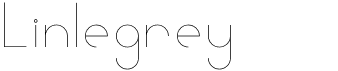 preview image of the Linlegrey font