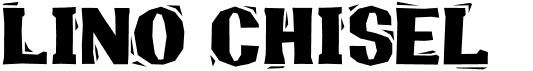 preview image of the Lino Chisel font