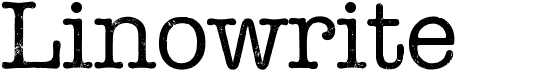 preview image of the Linowrite font