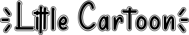 preview image of the Little Cartoon font