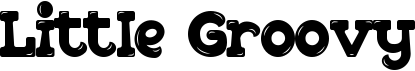 preview image of the Little Groovy font