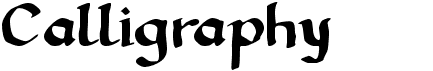 preview image of the LL Calligraphy font