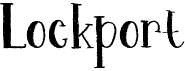 preview image of the Lockport font