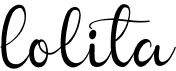 preview image of the Lolita font