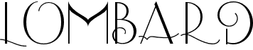 preview image of the Lombard font