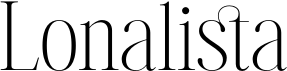 preview image of the Lonalista font