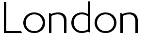 preview image of the London font