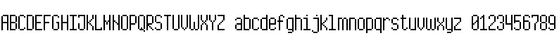 preview image of the Long Pixel-7 font