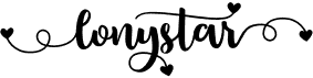 preview image of the Lonystar font