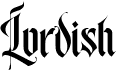 preview image of the Lordish font