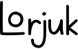 preview image of the Lorjuk font