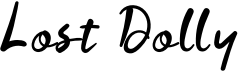 preview image of the Lost Dolly font