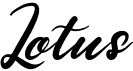 preview image of the Lotus font