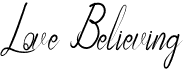 preview image of the Love Believing font