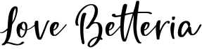preview image of the Love Betteria font