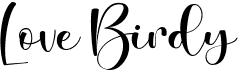 preview image of the Love Birdy font
