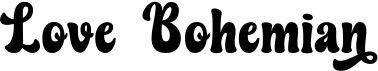 preview image of the Love Bohemian font