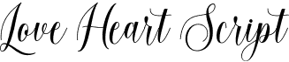 preview image of the Love Heart Script font