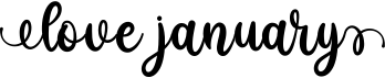 preview image of the Love January font